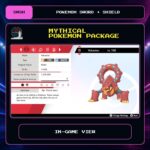 Mythical Pokemon Package in-game view for Pokemon Sword and Shield.