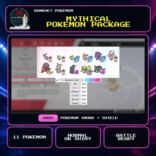 Mythical Pokemon Package for Pokemon Sword and Shield.
