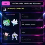 Galarian Living Dex, Normal overview for Pokemon HOME using a Nintendo Account.