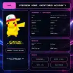 Pikachu (Original) details for Pokemon HOME using a Nintendo Account.