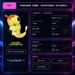 Shiny Caterpie details for Pokemon HOME using a Nintendo Account.
