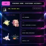 The Galar Dex, Shiny When Available overview for Pokemon HOME using a Nintendo Account.