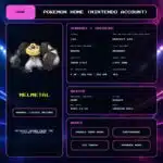 Melmetal details for Pokemon HOME using a Nintendo Account.