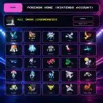 All SWSH Legendaries, Normal box view for Pokemon HOME using a Nintendo Account.