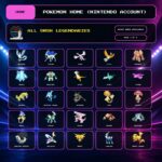 All SWSH Legendaries, Shiny When Available box view for Pokemon HOME using a Nintendo Account.