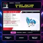 Shiny Zacian & Zamazenta for Pokemon Sword and Shield.