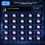 Ditto Package, Normal, English, All Natures box view for Pokemon Brilliant Diamond and Shining Pearl.