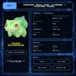 Shiny Bulbasaur details for Pokemon Brilliant Diamond and Shining Pearl.