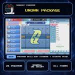 Unown Package for Pokemon Brilliant Diamond and Shining Pearl.
