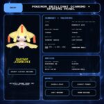 Shiny Jirachi details for Pokemon Brilliant Diamond and Shining Pearl.