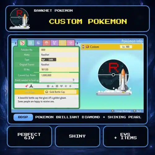 Custom Pokemon for Pokemon Brilliant Diamond and Shining Pearl.