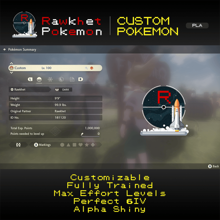 PLA Custom Pokemon - Hero