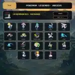 Legendaries Package, Normal box view for Pokemon Legends: Arceus.