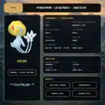 Uxie details for Pokemon Legends: Arceus.