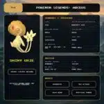 Shiny Uxie details for Pokemon Legends: Arceus.