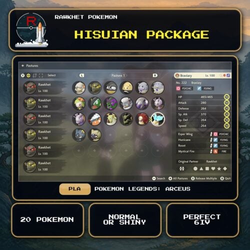 Hisuian Package for Pokemon Legends: Arceus.