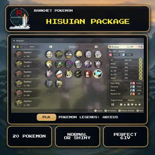 Hisuian Package for Pokemon Legends: Arceus.