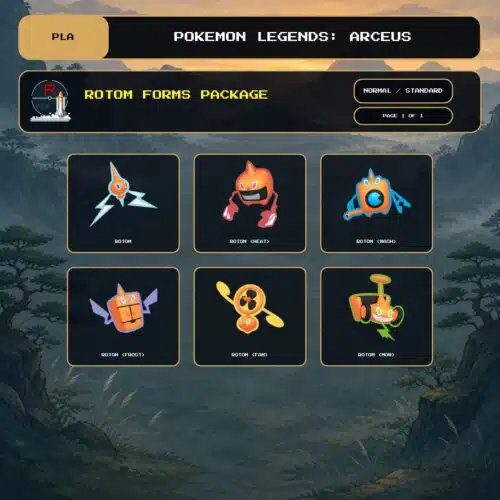 Rotom Forms Package, Normal, Standard box view for Pokemon Legends: Arceus.