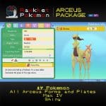 BDSP Arceus Package - Fire