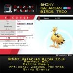 Shiny Galarian Birds - Zapdos
