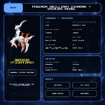 Arceus (Fighting) details for Pokemon Brilliant Diamond and Shining Pearl.