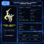 Shiny Arceus (Flying) details for Pokemon Brilliant Diamond and Shining Pearl.