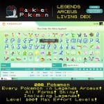 Pokemon Legends Arceus Living Dex - List 2