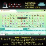 Pokemon Legends Arceus Living Dex - List 3