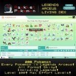Pokemon Legends Arceus Living Dex - List 4