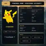 Pikachu details for Pokemon HOME using a Nintendo Account.