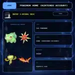 BDSP Living Dex, Shiny overview for Pokemon HOME using a Nintendo Account.