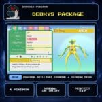 Deoxys Package for Pokemon Brilliant Diamond and Shining Pearl.