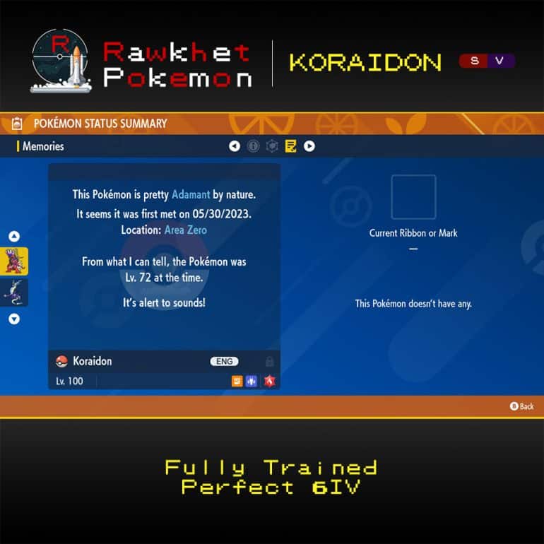 SV Koraidon - Met