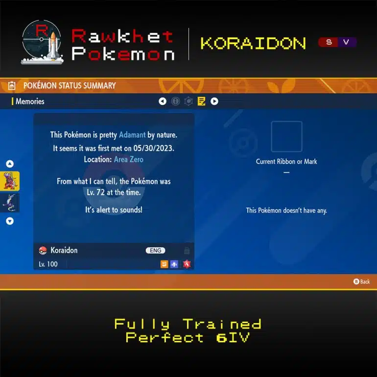 SV Koraidon - Met