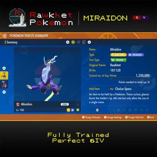 SV Miraidon - Summary
