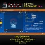 Scarlet and Violet Ditto Package - Single Ditto