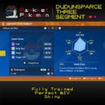 SV Three Segment Dudunsparce - Stats