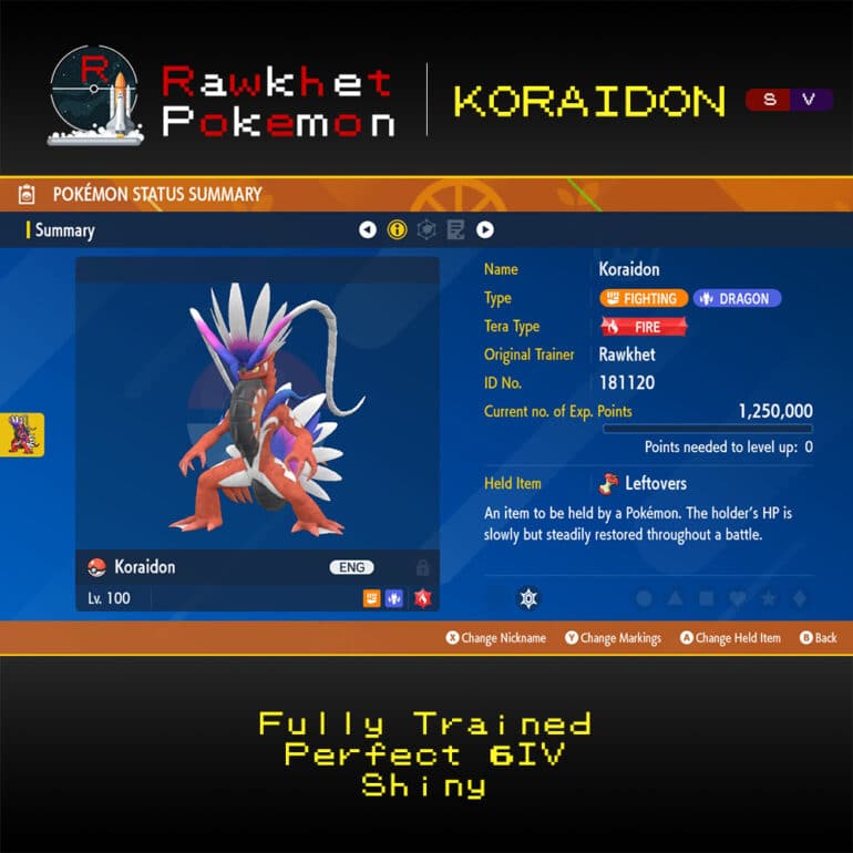 SV Koraidon - Summary