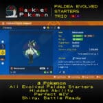 SV Paldea Evolved Starters Trio - Meowscarada Summary