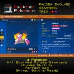 SV Paldea Evolved Starters Trio - Skeledirge Summary
