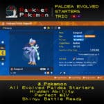 SV Paldea Evolved Starters Trio - Quaquaval Summary