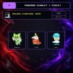 Paldea Starters Trio, Normal box view for Pokemon Scarlet and Violet.
