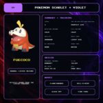Fuecoco details for Pokemon Scarlet and Violet.