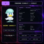 Shiny Quaxly details for Pokemon Scarlet and Violet.