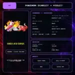 Skeledirge details for Pokemon Scarlet and Violet.