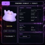 Ditto details for Pokemon Scarlet and Violet.