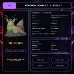 Wo-Chien details for Pokemon Scarlet and Violet.