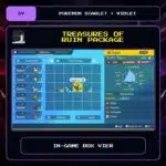 Treasures of Ruin Package in-game box view for Pokemon Scarlet and Violet.