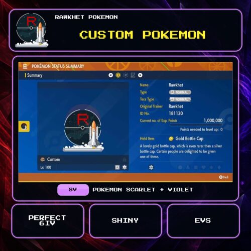 Custom Pokemon for Pokemon Scarlet and Violet.