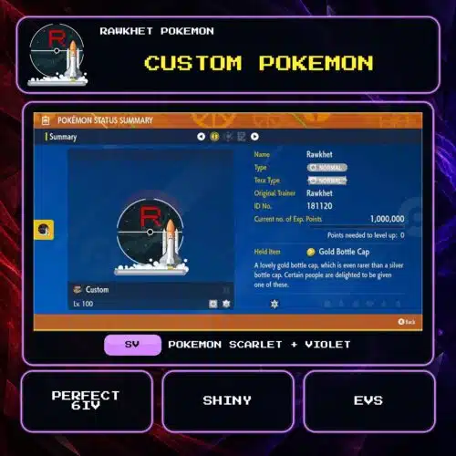 Custom Pokemon for Pokemon Scarlet and Violet.